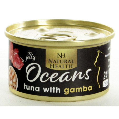 Natural Health Cat Oceans Tuna & Gamba 85 gram